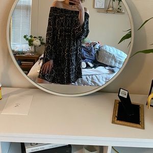 Off the shoulder dress